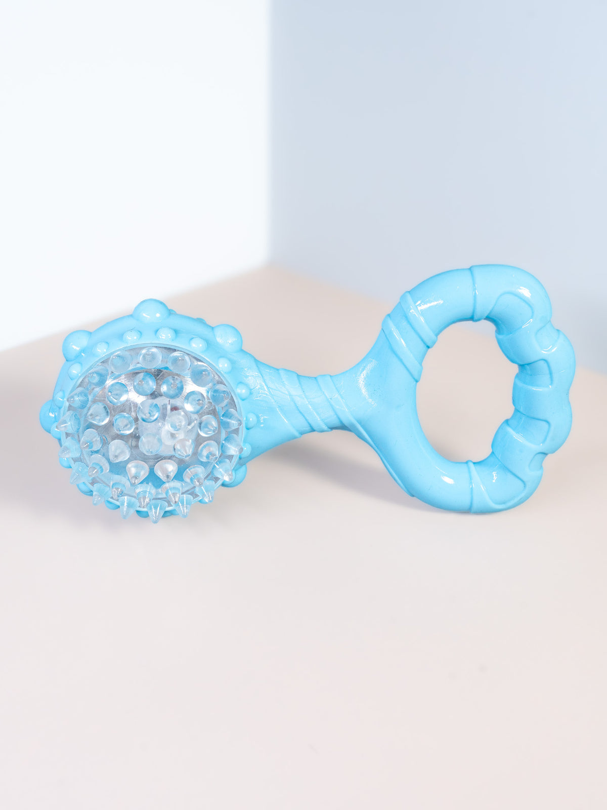 Light-Up Spiky Handle Dog Toy - Squeaky & Flashing