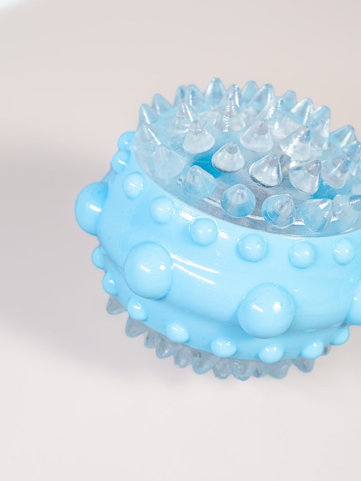 Light-Up Spiky Handle Dog Toy - Squeaky & Flashing