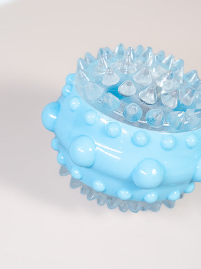 Light-Up Spiky Handle Dog Toy - Squeaky & Flashing