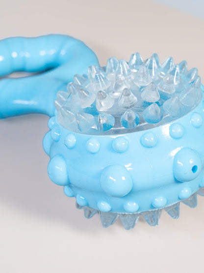 Light-Up Spiky Handle Dog Toy - Squeaky & Flashing