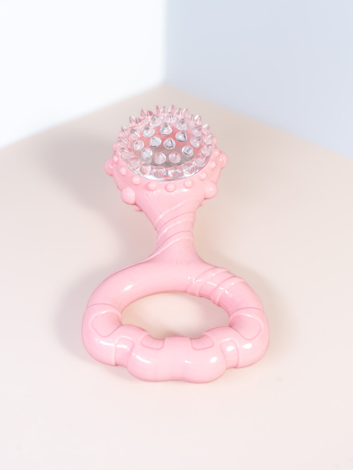 Light-Up Spiky Handle Dog Toy - Squeaky & Flashing