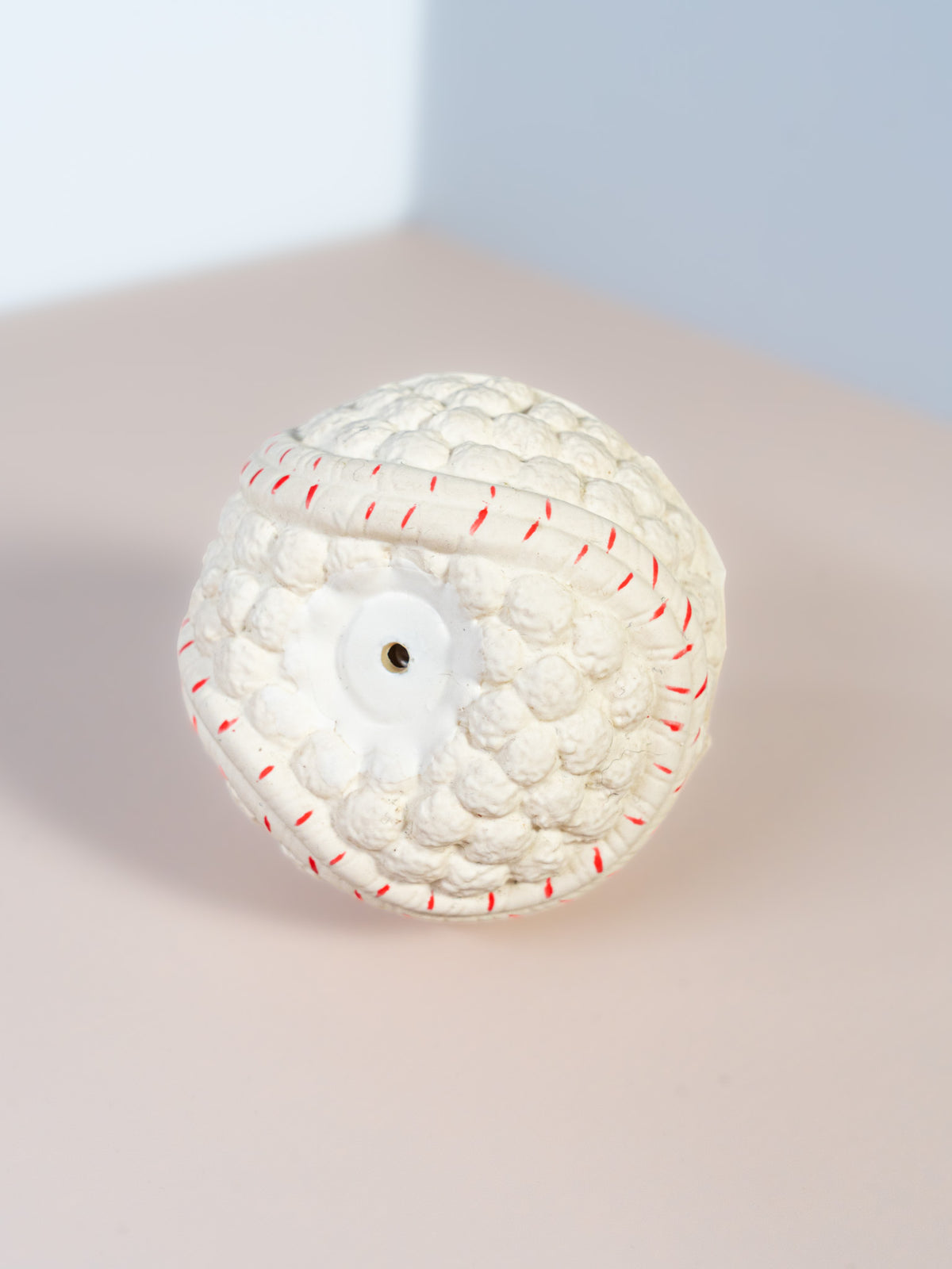 Squeaky Baseball Silicone Dog Toy - Soft & Textured