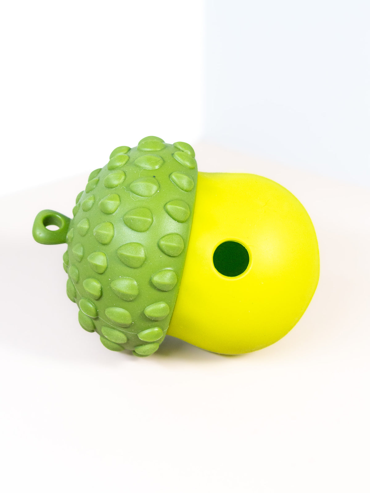Treat-Dispensing Acorn Dog Toy - Separable Silicone