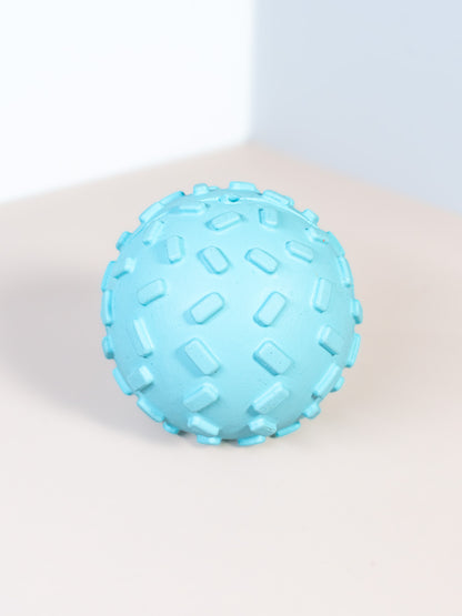 Treat-Dispensing Silicone Ball Dog Toy - Textured & Interactive